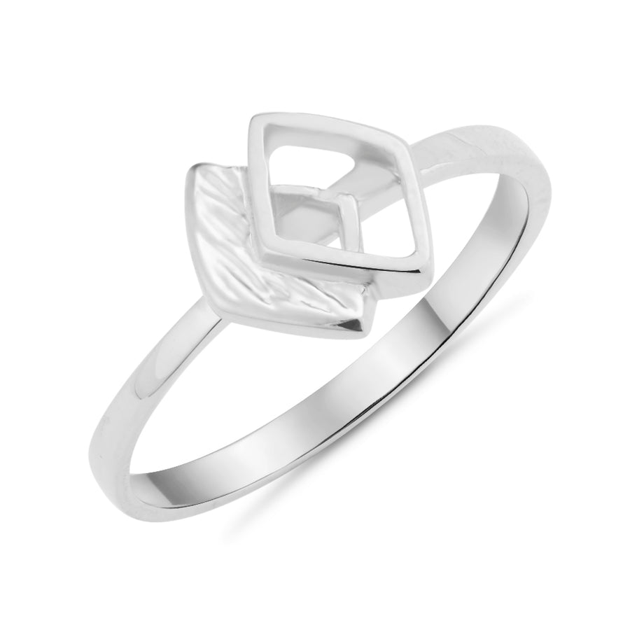 Double Diamond Shape Ring