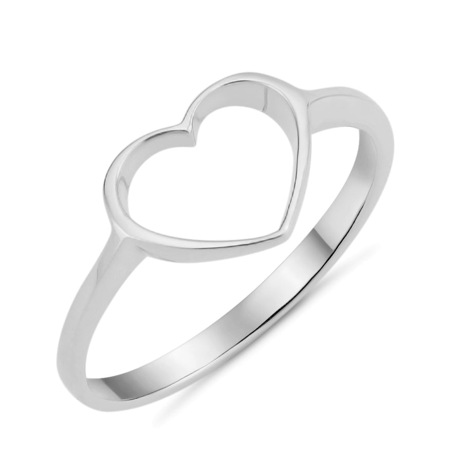 Dainty Open Heart Ring