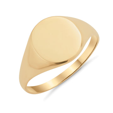 Round Signet Ring