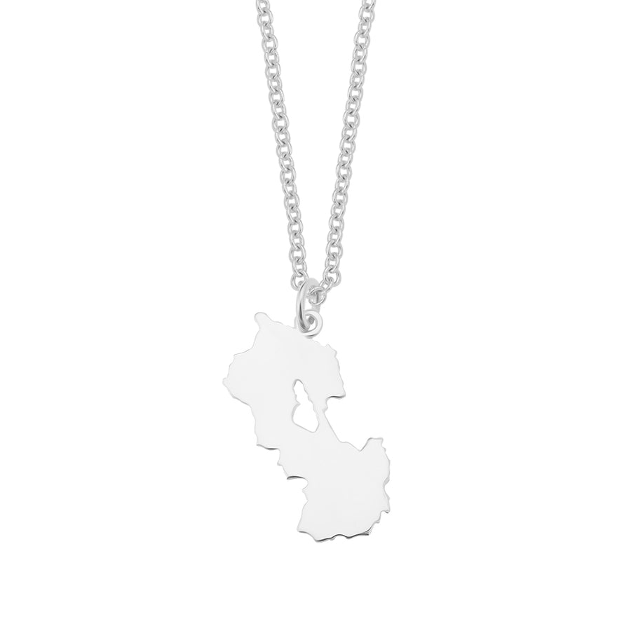 Artsakh is Armenia Pendant Necklace in Sterling Silver